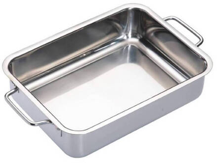 Masterclass Heavy Duty Braadslede 32 x 23 cm Zilver