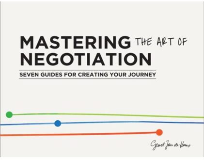 Mastering the art of negotiation - Boek Geurt Jan de Heus (9063694318)