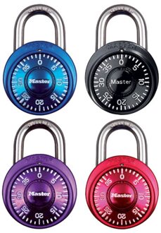 MasterLock 38mm diam. padlock - stainless steel body - 18mm hardened steel shackl - 1533EURD