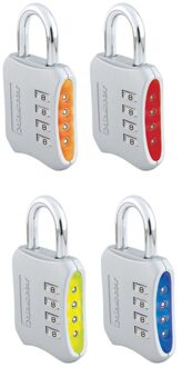 MasterLock 50mm - zinc die-cast body - 29mm hardened steel shackle, 6mm diam. - 4 - 653EURD