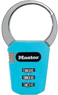 MasterLock 84mm - zinc die-cast body - 5mm diam. shackle - 3-digit resettable com - 1550EURDCOL