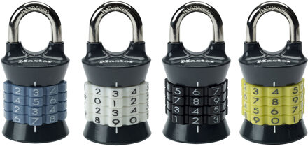 MasterLock Cijferslot 37mm Color - 1535EURDCOL 1535EURDCOL