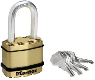 MasterLock Hangslot Excell 45mm, b. 38mm, O8mm - M1BEURDLF M1BEURDLF
