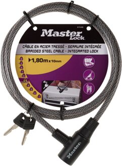 MasterLock Kabel 1,80m x 10mm - 8154EURD 8154EURD