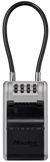 MasterLock Sleutelkluis - extra groot - flexibele kabel Zwart