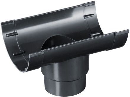 Mastgootuitloop - Pvc - Antraciet - 100mm 70/80mm
