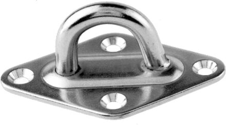 Mastplaat - Rvs 316 - 60x57x17mm