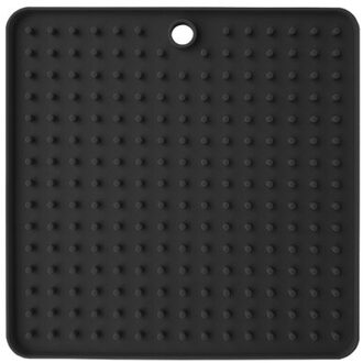 Mat Voor Honden Katten Trage Etensbakjes Pet Dog Feeding Kom Siliconen Hond Voeden Lick Pad Hond Slow feeder Behandelen Doseren zwart