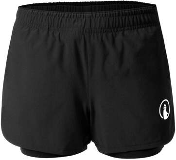 Match 2in1 Shorts Meisjes-Zwart,Wit - 152