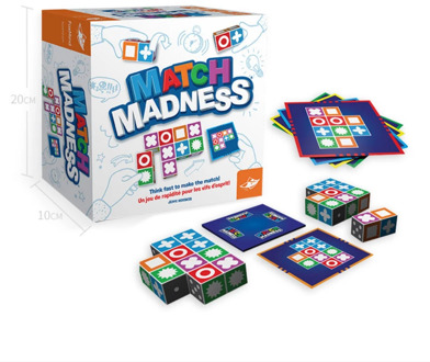 Match Madness Match Master Children's Educational Toys Board Game Wooden Challenge-Level Toys Multiplayer Educational Toys