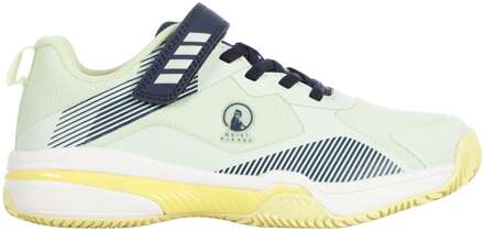 Match Velcro Clay Tennisschoenen Kinderen-Limoen,Geel - 30