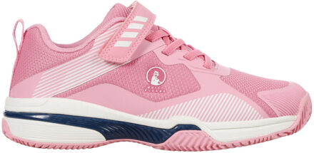 Match Velcro Clay Tennisschoenen Kinderen-pink, wit - 33