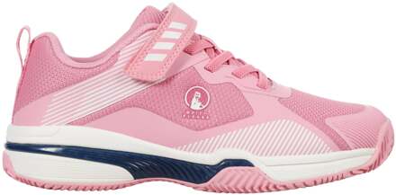 Match Velcro Clay Tennisschoenen Kinderen-pink, wit roze - 31