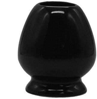 Matcha Thee Voedsel-Veilig Materiaal Japanse Garde Thee Set Nontoxic Vernissen Thee Scoop Thee Lepel Art Ambachten Bamboe zwart