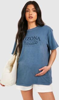 Maternity Arizona Phoenix Oversized T-Shirt, Washed Blue - 10