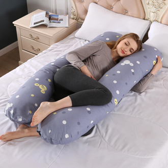 Maternity Pillow Pregnancy Pillow Pillows Pregnant Cushion Cushions Nursing Pillow For Sleeping 130*70CM 1750g Cotton Fuller