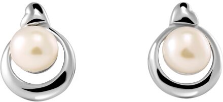 'Mathilde' Dames 925 Sterling Zilveren Oorbellen - Zilver ZO-7510