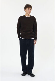 Matíníque 30207195 lagoon 190912 chocolate brown -  heren trui met  crew neck Bruin