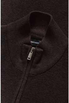 Matíníque 30207778 malagoon cardigan 191018 granache brown heren vest Bruin - L