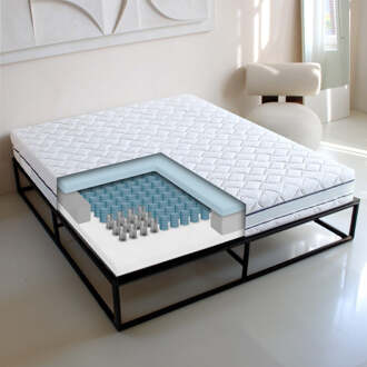 Matras Roma - Pocketvering - 180x210cm Met Pocketvering Kern - Van Zydante - Comfort: Medium Stevig - Dekbed-Discounter.nl - 180 x 210 cm