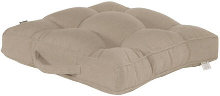 matras zitkussen Havana 50x50x7,5 cm - jute