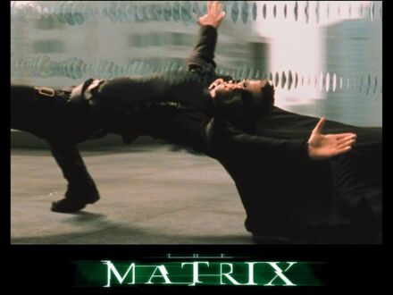 Matrix Bullet Time Men's T-Shirt - Black - XL Zwart