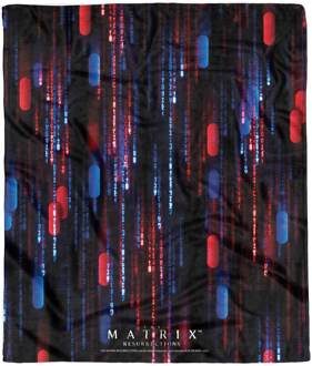 Matrix Red Pill Blue Pill Fleece Blanket - M