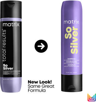 Matrix Total Results So Silver Color Obsessed Conditioner Against Breaking & Matting Hair 300Ml