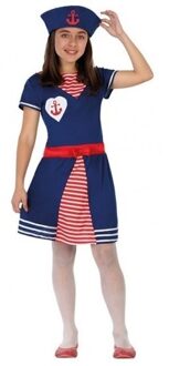Matrozen verkleedset / carnaval kostuum voor meisjes - carnavalskleding - voordelig geprijsd 140