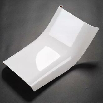 Matte Carbon Fiber Voor Tesla Model 3 Y Interieur Armleuningen Doos Achterbank Anti-Kick Kickproof Bescherming Cover Model Y Accessoires Pearl wit