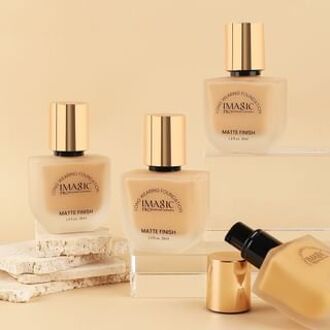 Matte Finish Long Wearing Foundation - 6 Shades #1393 Soft Ivory - 30ml