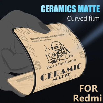 Matte Frosted Ceramic Film for Xiaomi Redmi Note 9 8 Pro 7 9S 10 8T Screen Protector Glass for Redmi 9C 9A 5 Plus 4X K20 Pro K30