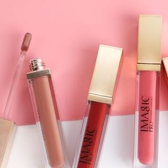 Matte Lip Gloss - 16 Colours #09 Pink - 7ml