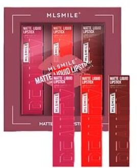 Matte Liquid Mipstick Set - B #Set B