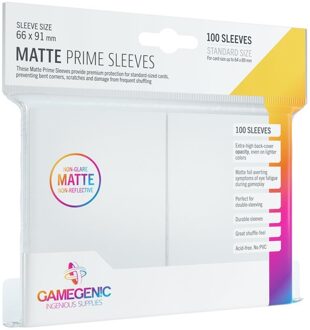 Matte Prime Sleeves White (100)