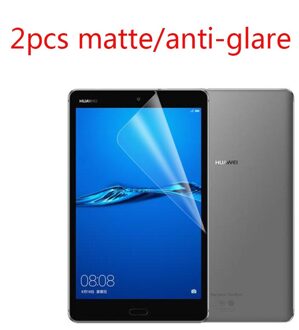 Matte Screen Protector Film Voor Huawei Mediapad M5 8.4 / Mediapad M3 Lite 8.0 /Mediapad M3 8.4"/ T3 8.0 , 2Pcs T3 8.0 2017
