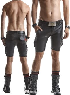 Matte wetlook heren Short,Lorenzo001 - Maat: S