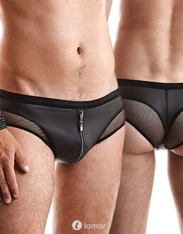 Matte wetlook heren Slip, Arturo001 - Maat: S