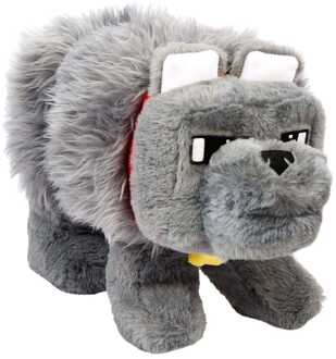 Mattel A Minecraft Movie Plush Figure Dennis the Wolf 20 cm