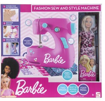 Mattel Barbie Naaimachine Met Pop