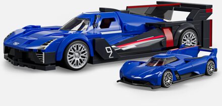 Mattel Brick Shop Hot Wheels Speed Cadillac Project GTP Hyper Car Building Set