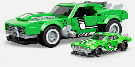 Mattel Brick Shop Hot Wheels Speed Custom 68 Camaro Building Set
