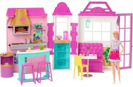 Mattel Cook 'n Grill Restaurant pop en speelset Pop