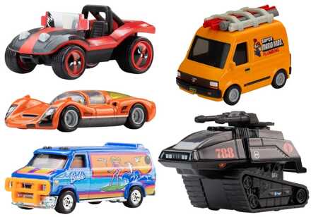Mattel Hot Wheels Premium Die-Cast Vehicles 1/64 Pop Culture 979Q Assortment (10)