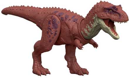 Mattel Jurassic World Rebirth Action Figure with Sound Wild Roar Aucasaurus 12 cm