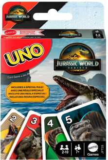 Mattel Jurassic World Rebirth UNO Card Game