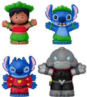 Mattel Lilo & Stich Fisher-Price Little People Collector Mini Figures 4-Pack 7 cm