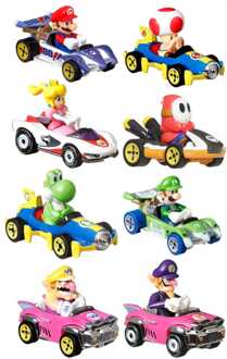 Mattel Mario Kart Hot Wheels Die-Cast Vehicles 1:64 978T Assortment (8)