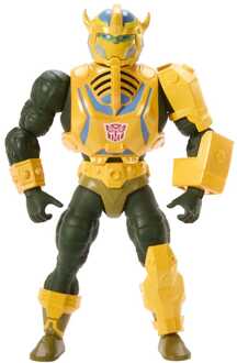 Mattel Masters of the Universe x Transformers Action Figure Bumblebee Armor Man-At-Arms heo European Exclusive 14 cm