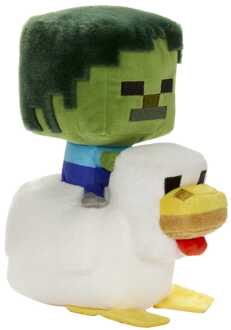 Mattel Minecraft Deluxe Plush Figure Chicken Jockey 20 cm